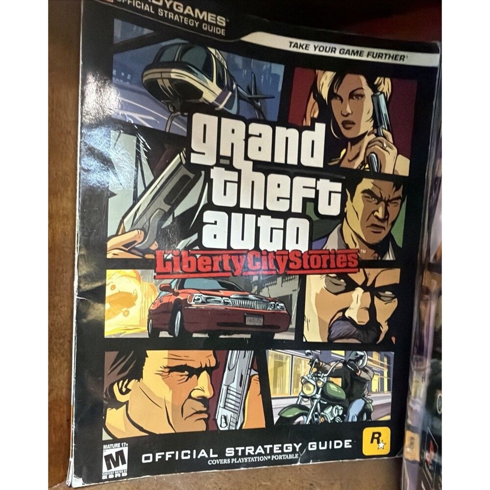 GTA Liberty City Stories Official Strategy Guide BradyGames PSP / PS2 Complete
